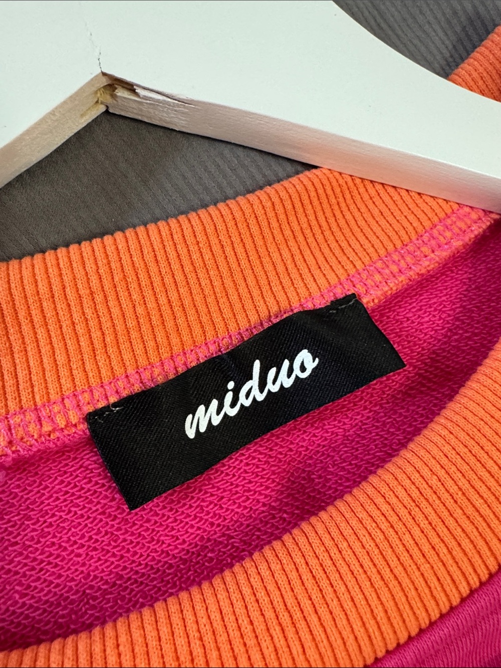 Women's Hot Pink & Orange Trim Skirt Set by - Picture 2 of 3